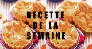 Quiche au jambon et au lardon.