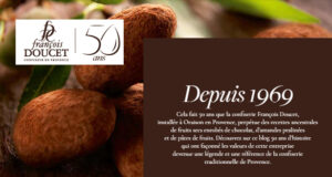 François Doucet Confiseur célèbre 50 ans de passion.