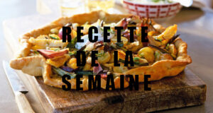 Tarte aux légumes grillés et au lieu