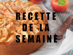 Gâteau aux pommes.