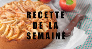 Gâteau aux pommes.