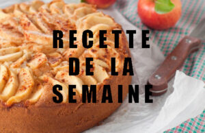 Gâteau aux pommes.