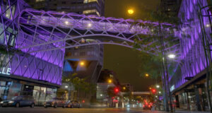 ILLUMINATIONS FÉÉRIQUES ET PARADE AÉRIENNE POUR UN NOËL MAGIQUE À BEAUGRENELLE PARIS.