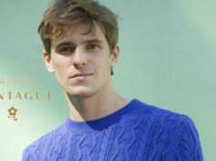 Maison Montagut présente ses grosses mailles pour hommes.