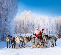 Laponie, le pays du Père Noël.