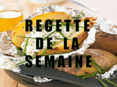 Pommes de terre en robe des champs, sauce cottage cheese et ciboulette.