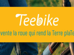 Teebike, la roue connectée qui électrifie le vélo.