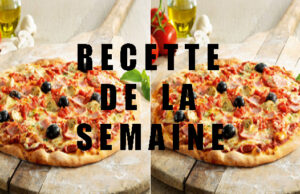 Pizzas jambon fromage.