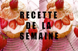 Petits choux farcis à la mousse de fraise façon Cyril Lignac