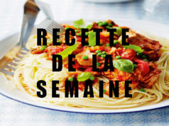 Spaghettis à la sauce tomate au thon.