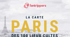La carte Paris Fantrippers des 100 lieux cultes