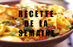 Tagliatelles légumes poulet