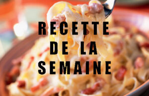 Tagliatelles à la carbonara