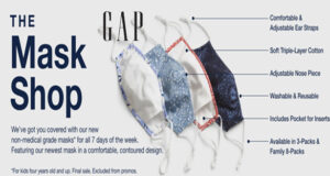GAP, nouveaux modèles – Les Masques en Tissu