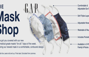 GAP, nouveaux modèles – Les Masques en Tissu