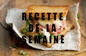 Croque-monsieur au jambon cru et au cantal