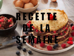 GATEAU DE CRÊPES AU CHOCOLAT ET FRUITS ROUGES