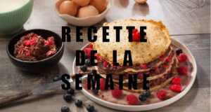 GATEAU DE CRÊPES AU CHOCOLAT ET FRUITS ROUGES