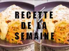 Lasagnes à la viande hachée, aux oignons et aux poivrons