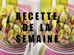 Salade de jambon et courgettes