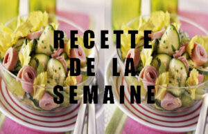 Salade de jambon et courgettes