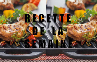 Côtelettes de porc au poivre vert, grillées à la plancha