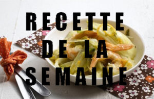 Endives fondantes à l’orange et aux crevettes