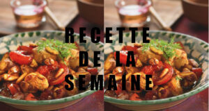 Poulet au miel, tomates et amandes