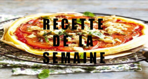 Tarte fine d’été tomate, thon et basilic