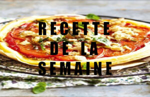 Tarte fine d’été tomate, thon et basilic