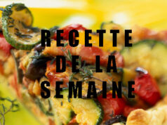 Tarte aux lardons et à la ratatouille