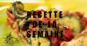 Tarte aux lardons et à la ratatouille