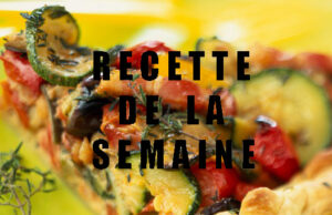 Tarte aux lardons et à la ratatouille