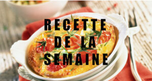 Clafoutis au tourteau et aux tomates cerise