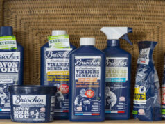 BRIOCHIN AVEC 2 NOUVEAUX PRODUITS EN POUDRE POUR LE LAVE-VAISSELLE ET LES WC, VOUS FACILITE LA VIE AVEC SES RECETTES D’ANTAN SANS POUDRE AUX YEUX !