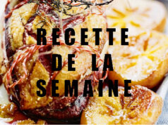 Magret de canard au miel et kakis rôtis