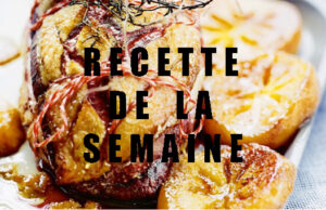 Magret de canard au miel et kakis rôtis