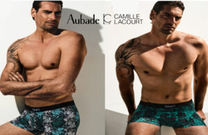 Aubade collection printemps-été 2022 avec la collaboration du nageur français Camille Lacourt!