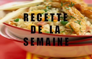 Riz cantonais et poulet au citron