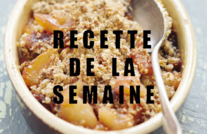 Un crumble aux pommes facile à préparer