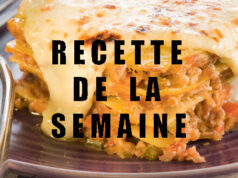 Lasagnes à la viande hachée, aux oignons et aux poivrons