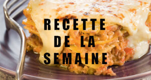 Lasagnes à la viande hachée, aux oignons et aux poivrons