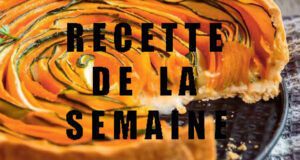 Tarte fleur aux carottes et courgettes