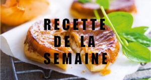 Tarte tatin au chèvre et aux oignons