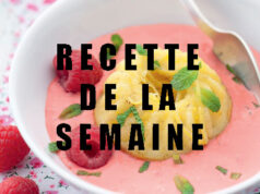 Pudding citron framboise