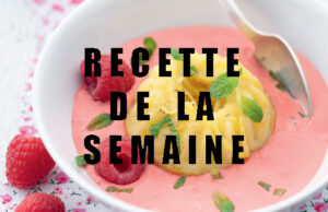 Pudding citron framboise