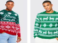 Sélection pull (moche) de Noël par boohooMAN