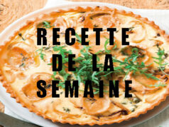 Tarte au fromage de chèvre et pommes de terre