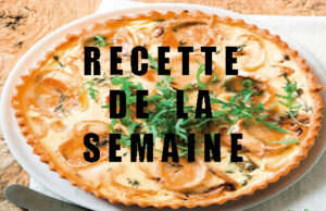Tarte au fromage de chèvre et pommes de terre