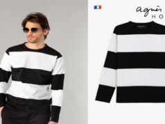 agnès b. les rayés secouent les lignes